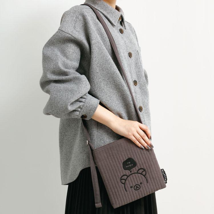リラックマ ショルダーバッグ BASIC RILAKKUMA MONOCHROME ベーシック