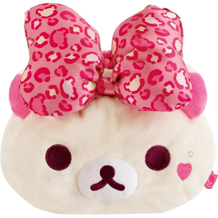 リラックマ ぬいぐるみ巾着 ヒョウ コリラックマいっぱい ヒョウ柄