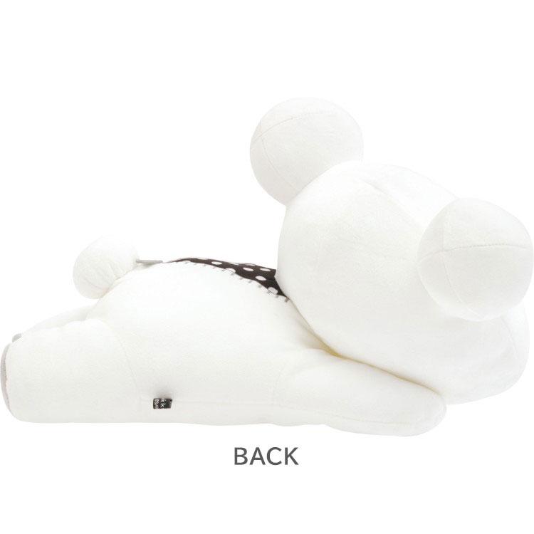 リラックマ もーちもちうつぶせぬいぐるみ BASIC RILAKKUMA MONOCHROME
