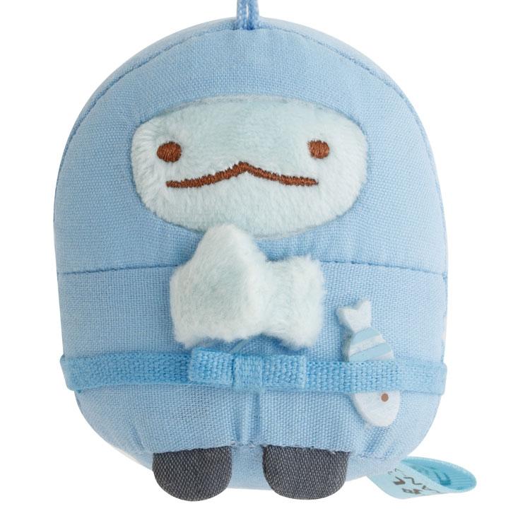 新品　すみっコぐらし ぶらさげぬいぐるみ とかげ うお座 キーホルダー　セット すみっコぐらし にんにん!ぶらさげぬいぐるみ とかげ 忍者 すみっコ