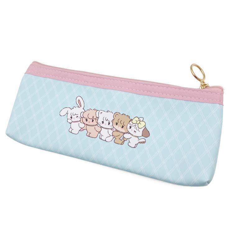 専用…マイリトルテイラーペタンコポーチ mikko illustrations ペンケース ミント 筆箱 ふでばこ ペンポーチ
