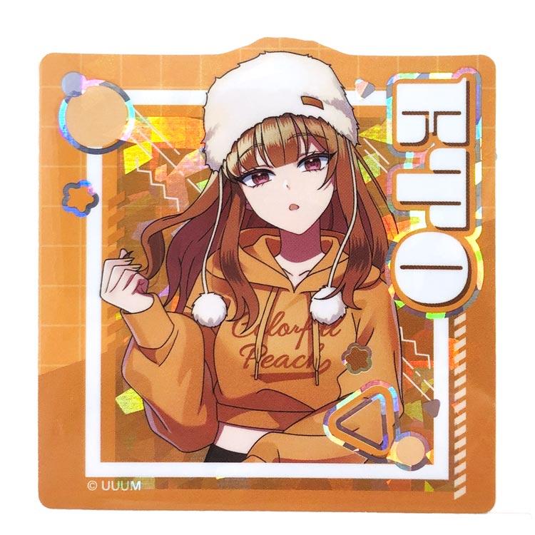 ▶︎import/プクさまノベルティステッカー カラフルピーチ プリズムトラベルステッカー えと からぴちピクニック