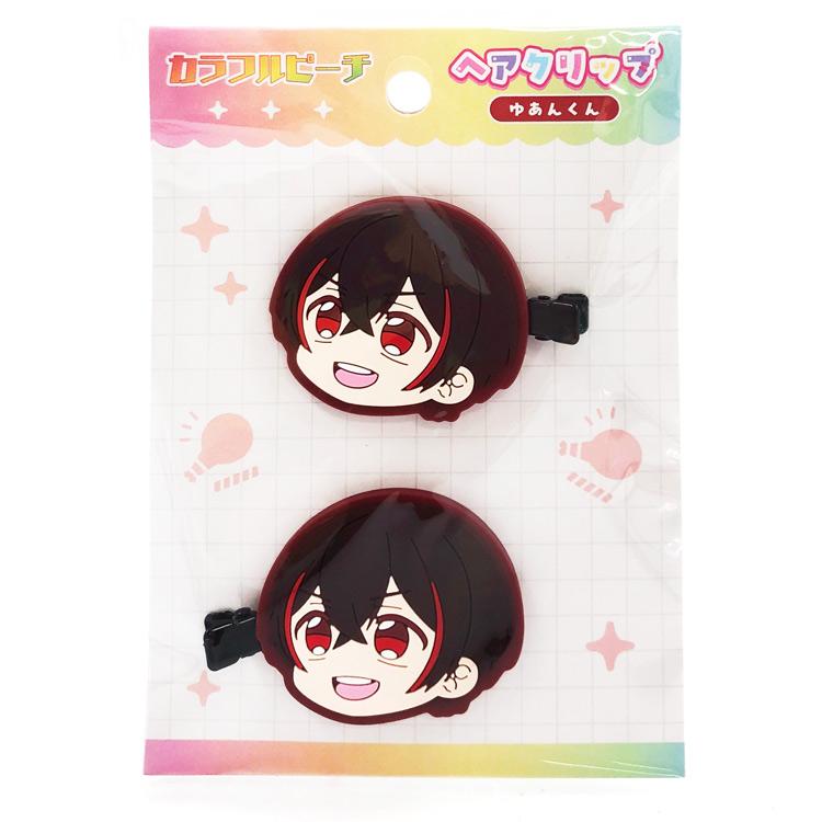 カラフルピーチ ヘアクリップ ゆあんくん からぴちピクニック 前髪