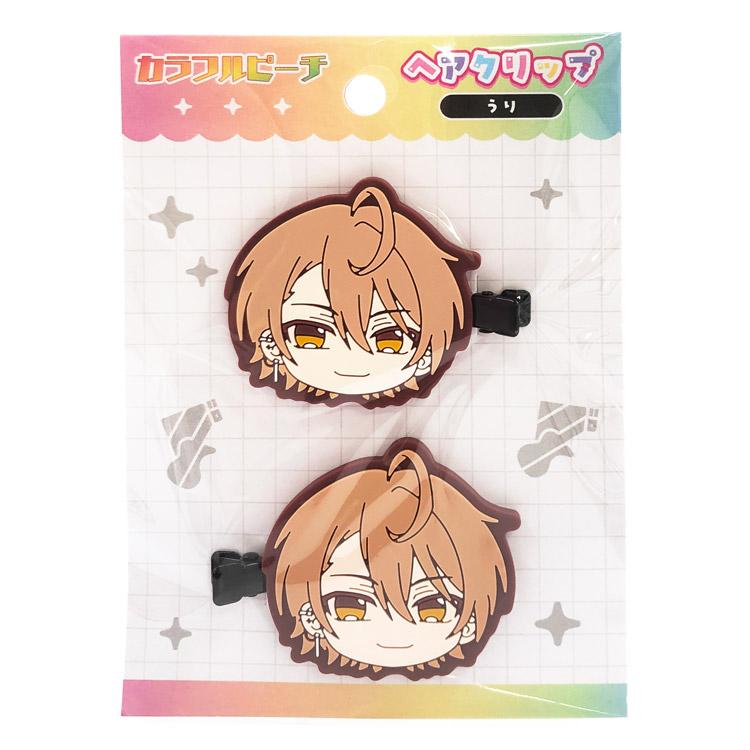 カラフルピーチ ヘアクリップ うり からぴちピクニック 前髪クリップ