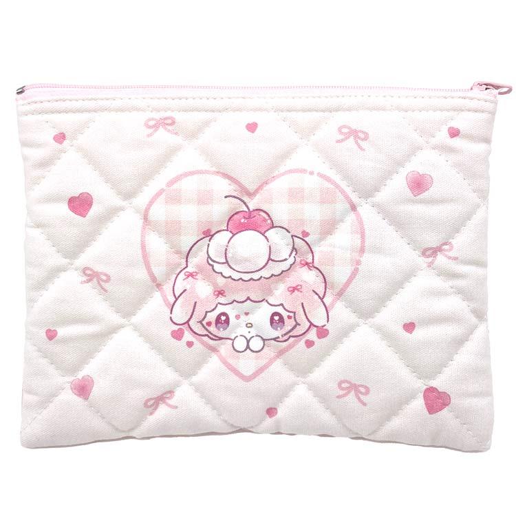 Melt Heart ミニポーチ　マイメロディ　マイスウィートピアノ マイメロディ＆マイスウィートピアノ キルティングポーチ マイ
