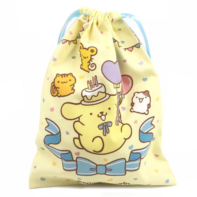 ポムポムプリン 巾着 バースデー 297856 30th Pom Purin サンリオ