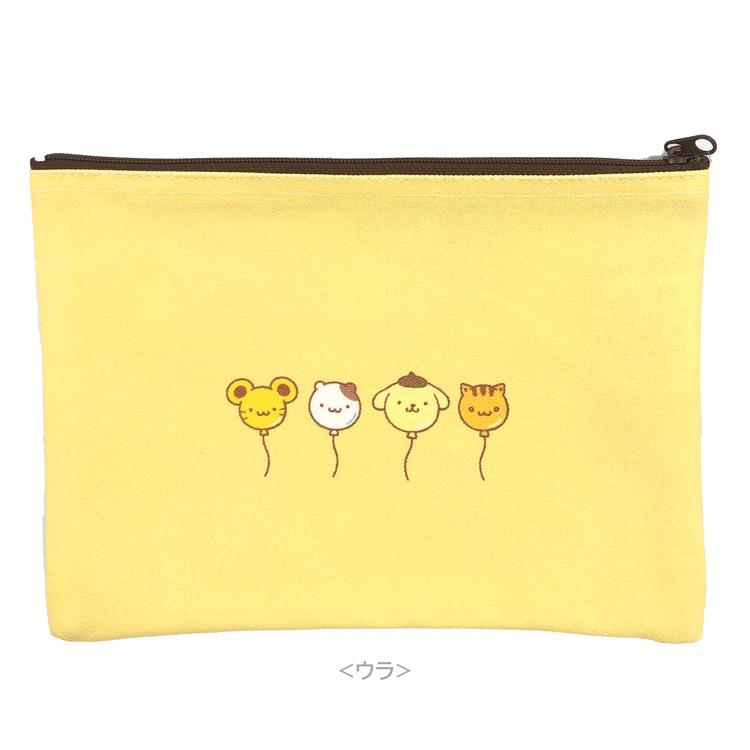 ポムポムプリン フラットポーチ バースデー 297863 30th Pom Purin