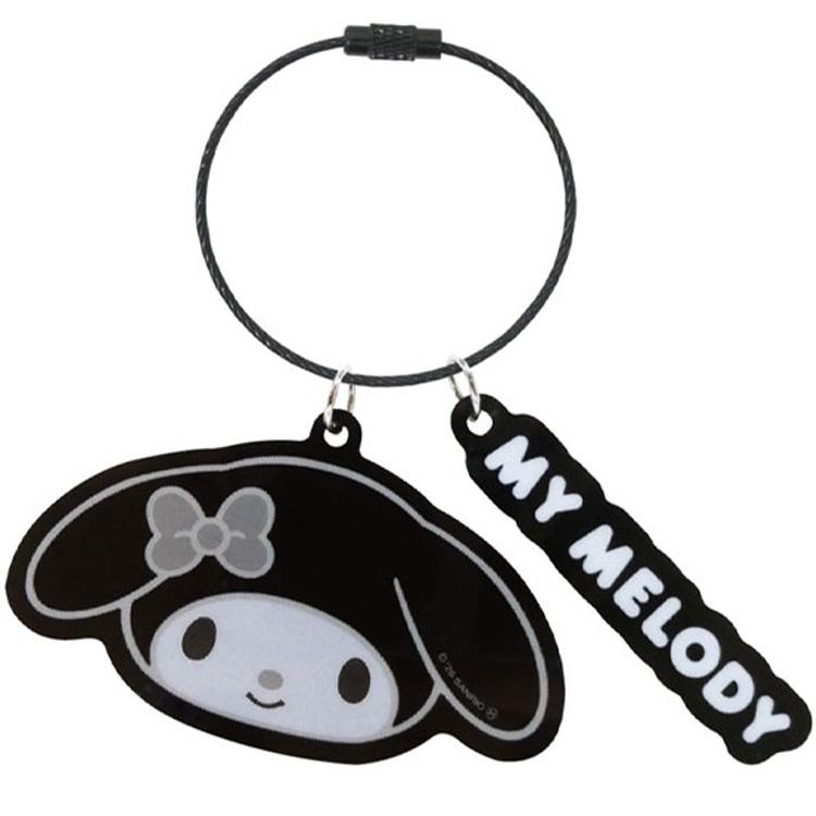 【新品】マイメロディ アクリルキーホルダー メッシュ　サンリオ マイメロディ アクリルキーホルダー 620660 モノクロ サンリオ SANRIO
