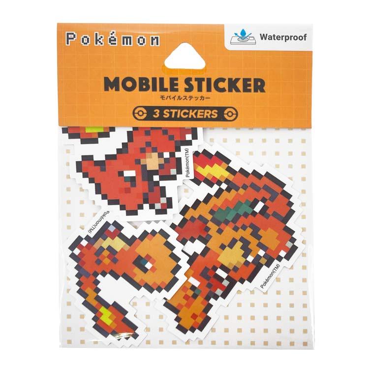 ポケットモンスター モバイルステッカー ヒトカゲ&リザード&リザードン