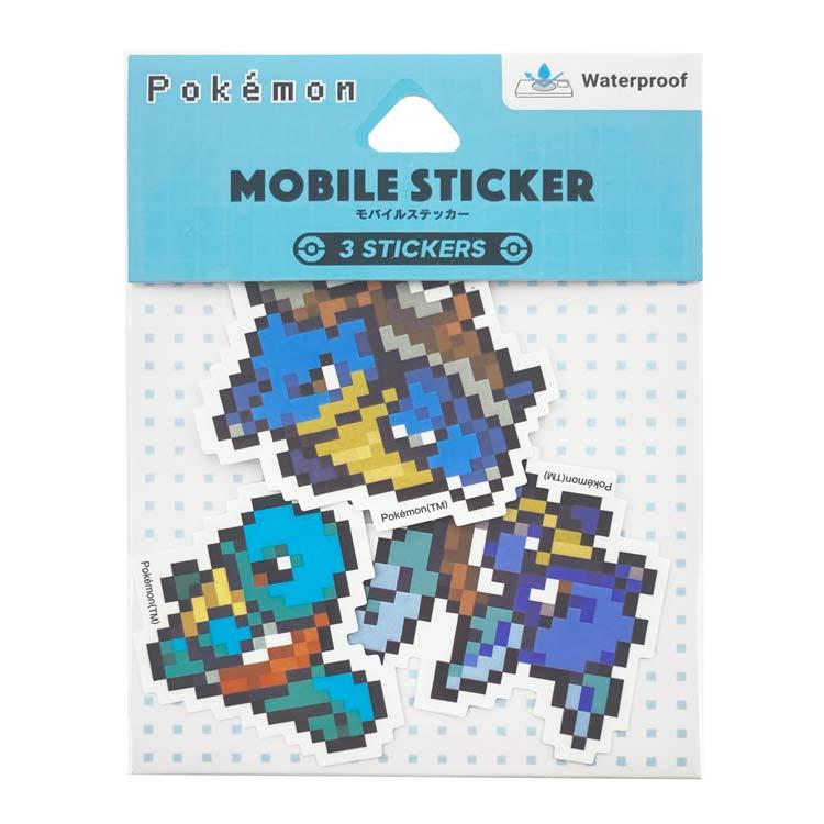 ポケットモンスター モバイルステッカー ゼニガメ&カメール&カメックス