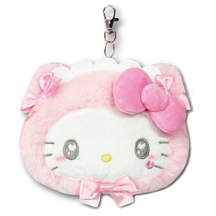 ハローキティ フェイスリールパスケース PK 168950 ねこねこメイド