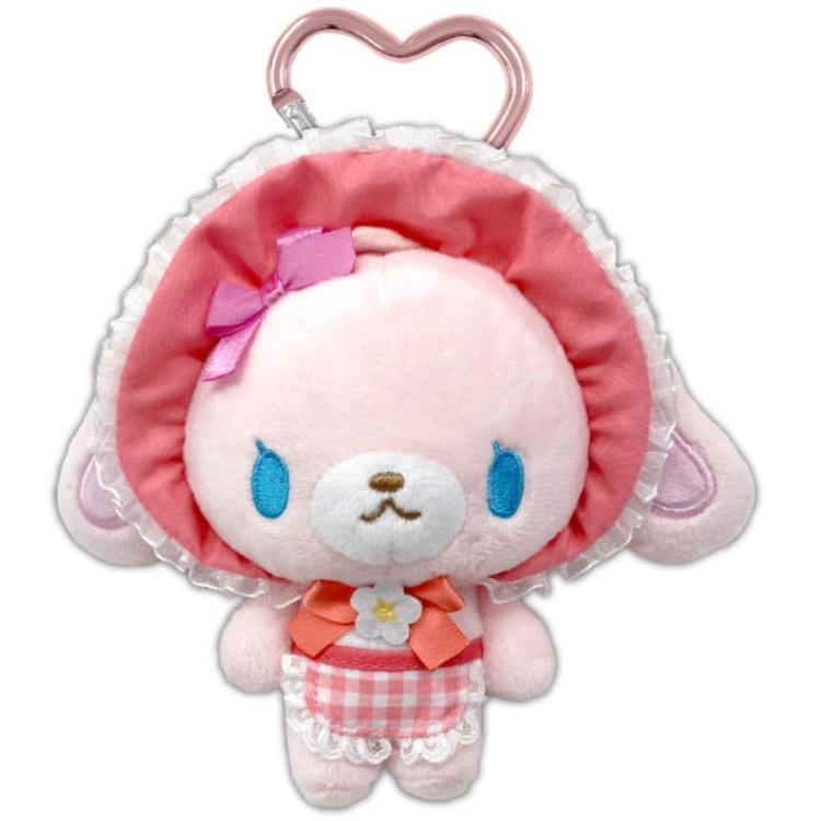 シュガーバニーズ　カラビナマスコット　しろうさ　ももうさ シュガーバニーズ カラビナマスコット ももうさ 694498 SUGARBUNNIES