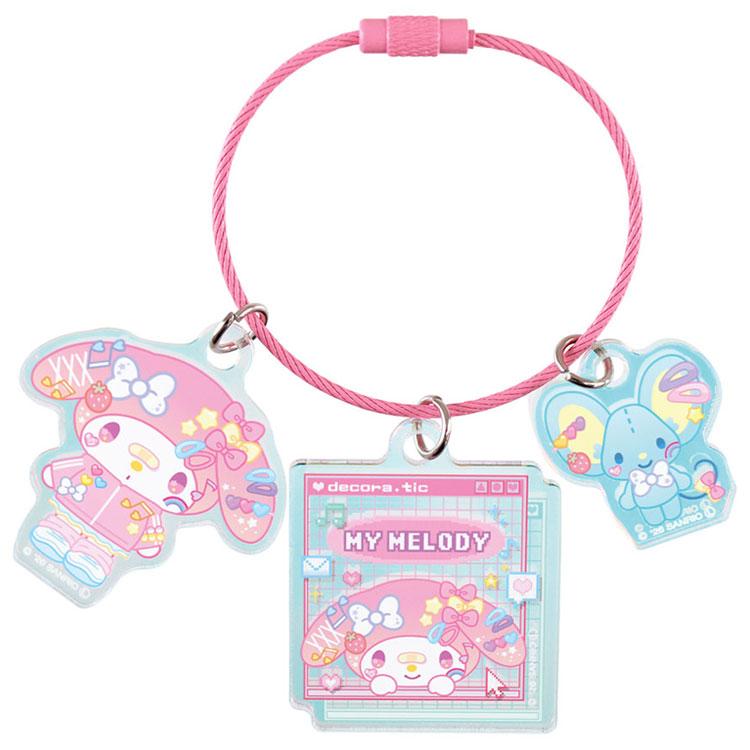 マイメロディ オーロラワイヤーキーリング 279821 でこらちっく SANRIO