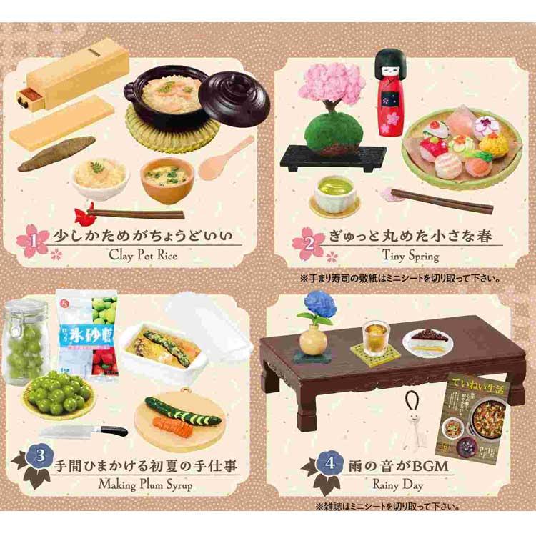 1BOX 8個入り ぷちサンプル ていねいさんの花咲く和の暮らし