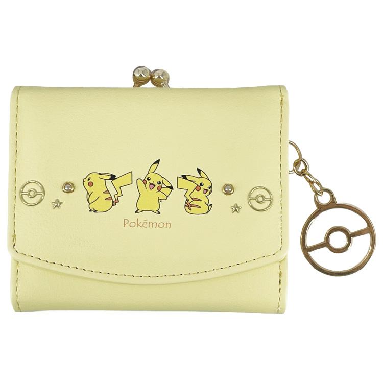 ポケットモンスター 口金ミニ財布 ピカチュウ YEL 156388 プリント