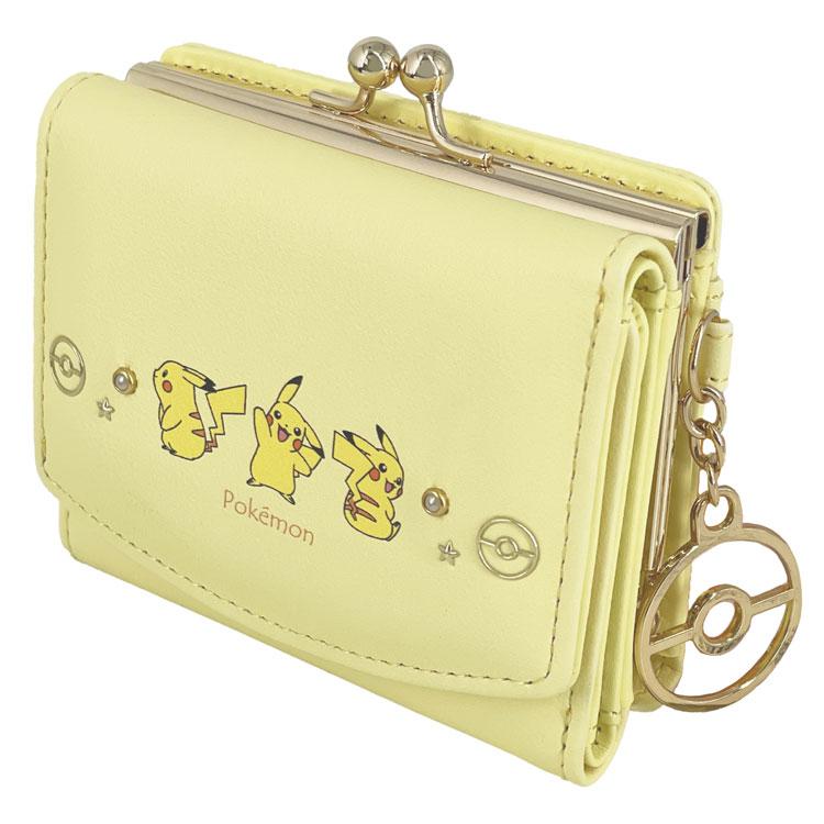 ポケットモンスター 口金ミニ財布 ピカチュウ YEL 156388 プリント