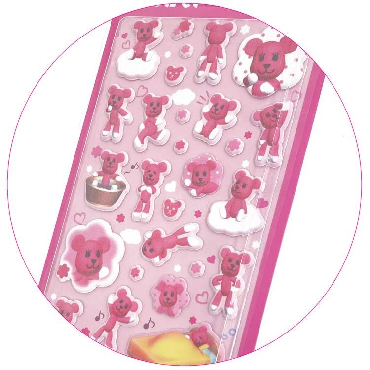 PostPet ぷっくりフロッキーシール モモ ポストペット : キャラクター