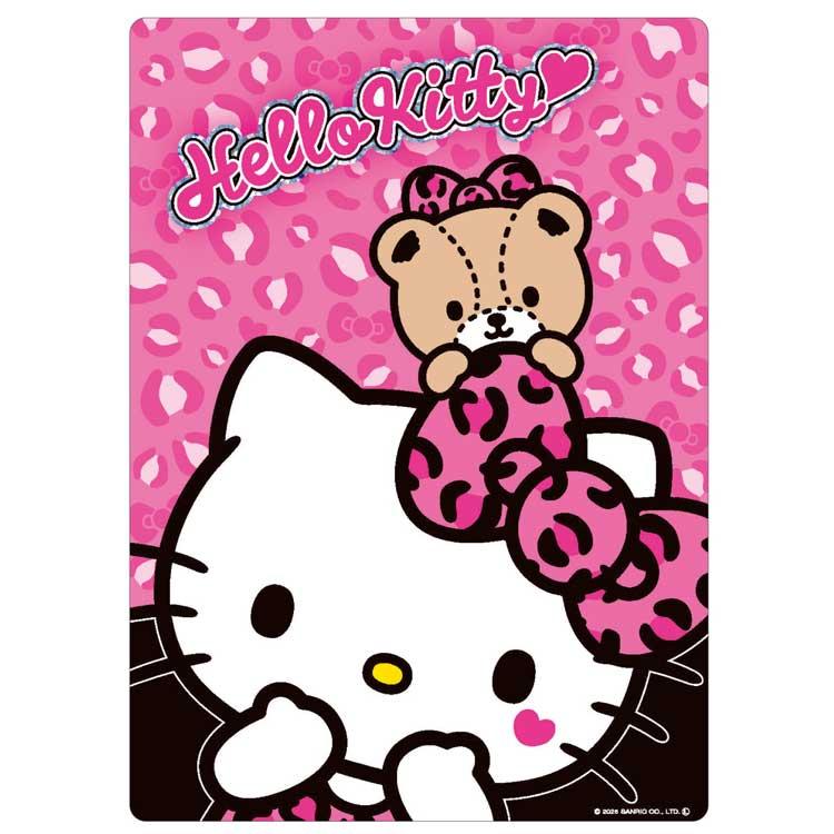 希少 ハローキティ コラボ ぬいぐるみ DVD 下敷き チラシ ハローキティ 下敷き 079396 ギャルアート 第3弾 SANRIO サンリオ