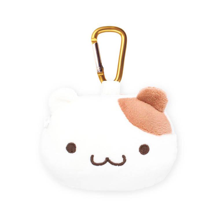 ポムポムプリン カラビナ付きぬいぐるみファスナーマスコット マフィン