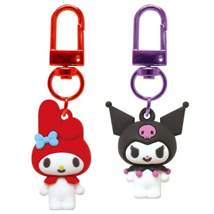 サンリオキャラクターズ PVCペアキーホルダー マイメロディ クロミ