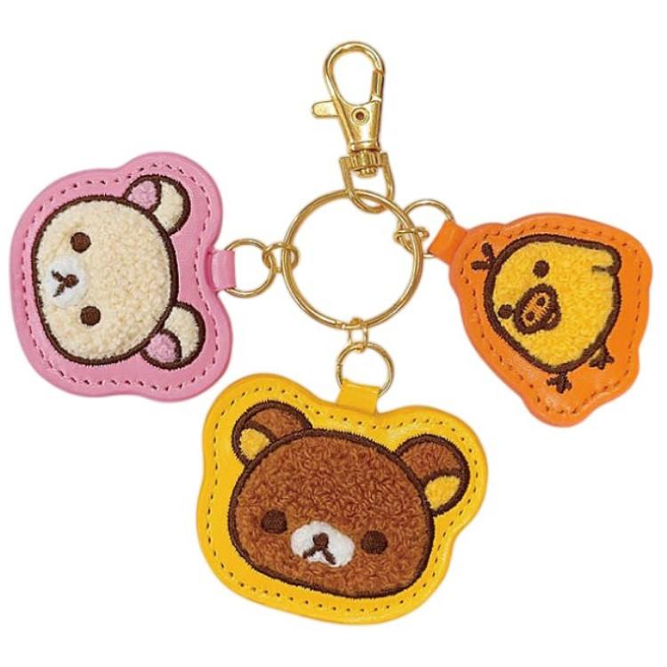 リラックマ サガラ刺繍キーホルダー コリラックマ キイロイトリ 337578
