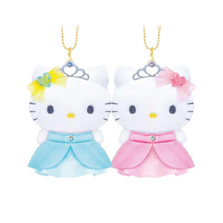 ハローキティ ニコぬいキーホルダー プリンセス ぬいぐるみ 分け合える