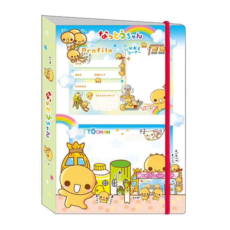 平成レトロ　なっとうちゃん　ミニメモ帳 なっとうちゃん ポケコレメモ カードポケット メモ帳 めも メモ紙
