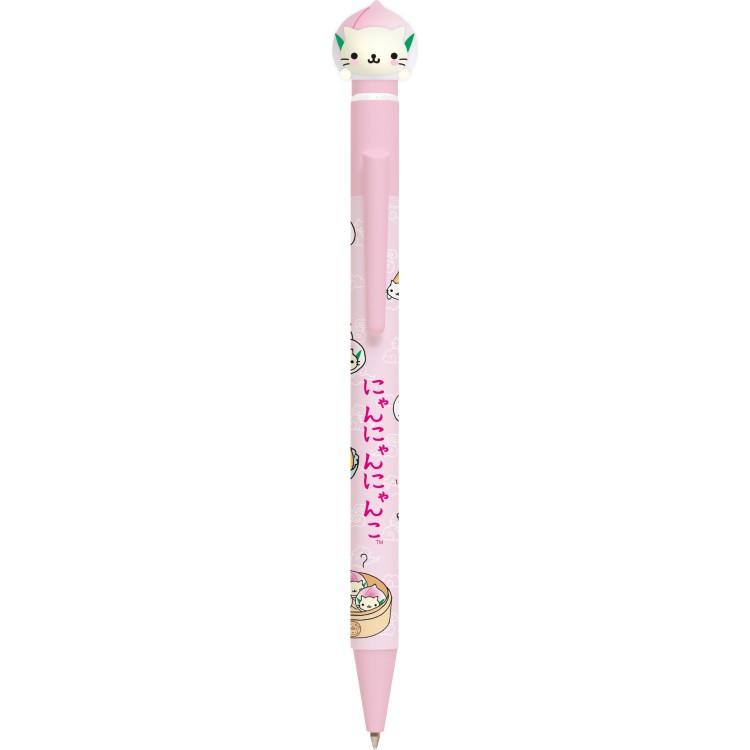 にゃんにゃんにゃんこ マスコット付ボールペン0.7mm サンエックス