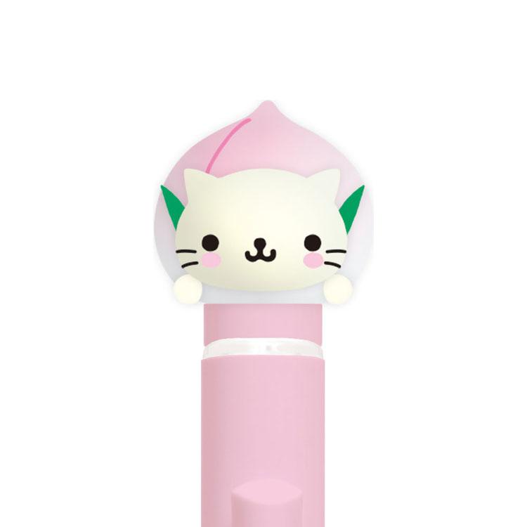 にゃんにゃんにゃんこ マスコット付ボールペン0.7mm サンエックス