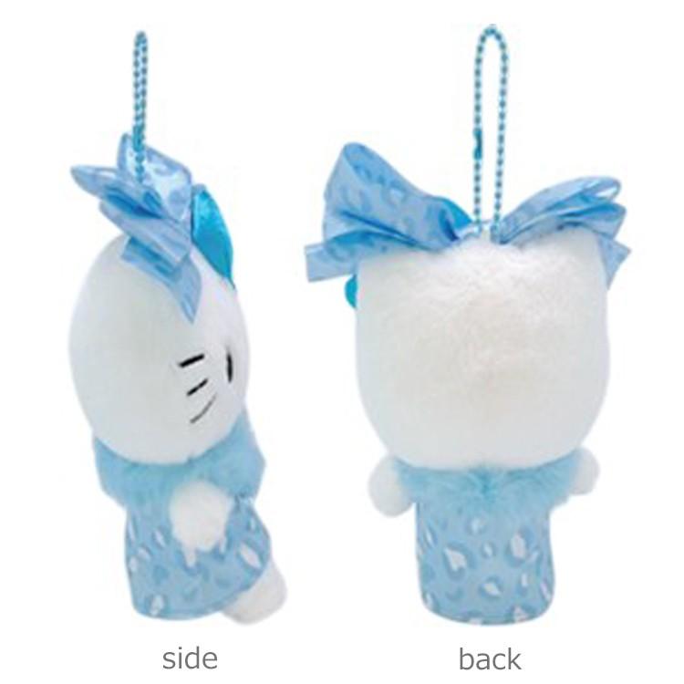 ハローキティ みずいろレオパードリボンマスコット 354209 Hello Kitty