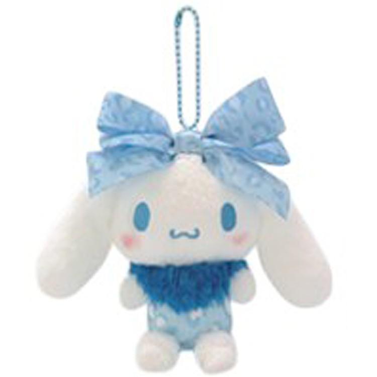 シナモロール みずいろレオパードリボンマスコット 354223 CINNAMOROLL