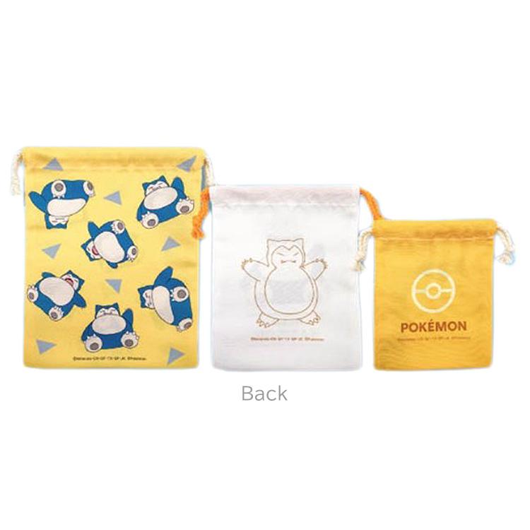 ポケットモンスター 3P巾着 カビゴン 367216 pokemon ポケモン