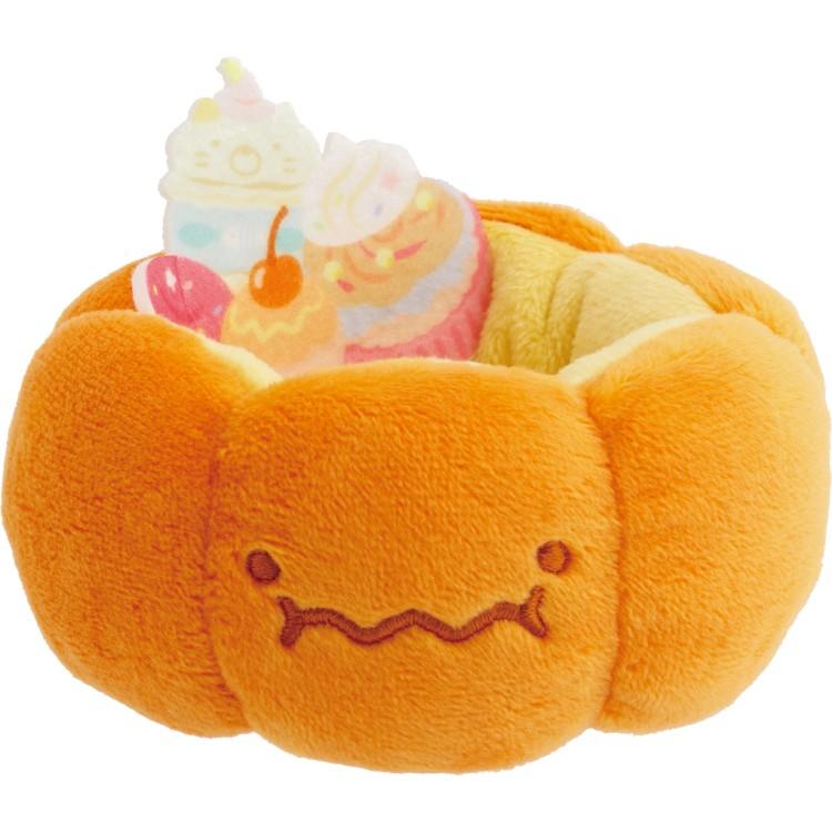 【受注生産】すみっコぐらし ハロウィン カボチャのおうち＆てのりぬいぐるみ2体 すみっコぐらし シーンぬいぐるみ えびてんのしっぽ&かぼちゃのこもの