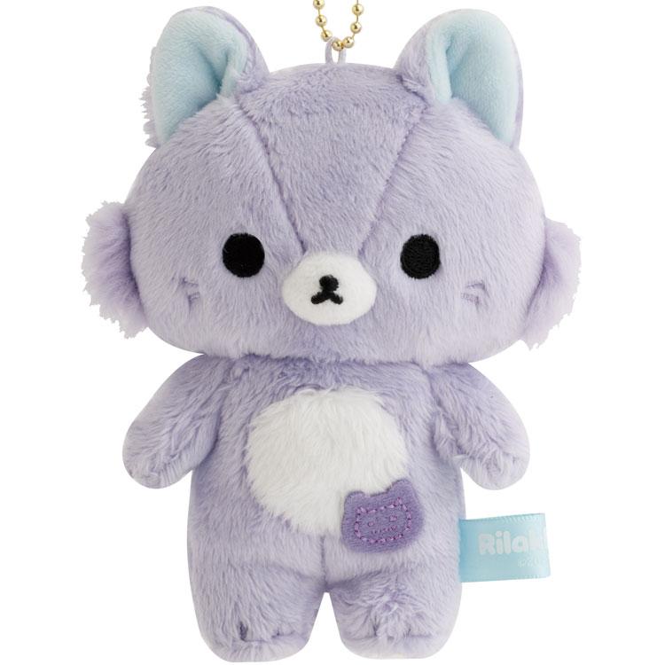 新品未使用★アワワネコ ぶらさげぬいぐるみ リラックマ stay with me 10月中旬以降〜出荷】リラックマ ぶらさげぬいぐるみ アワワネコ