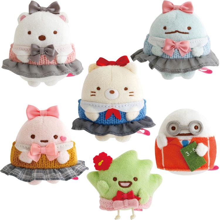 10月中旬以降〜出荷】【6種セット】すみっコぐらし てのりぬいぐるみ