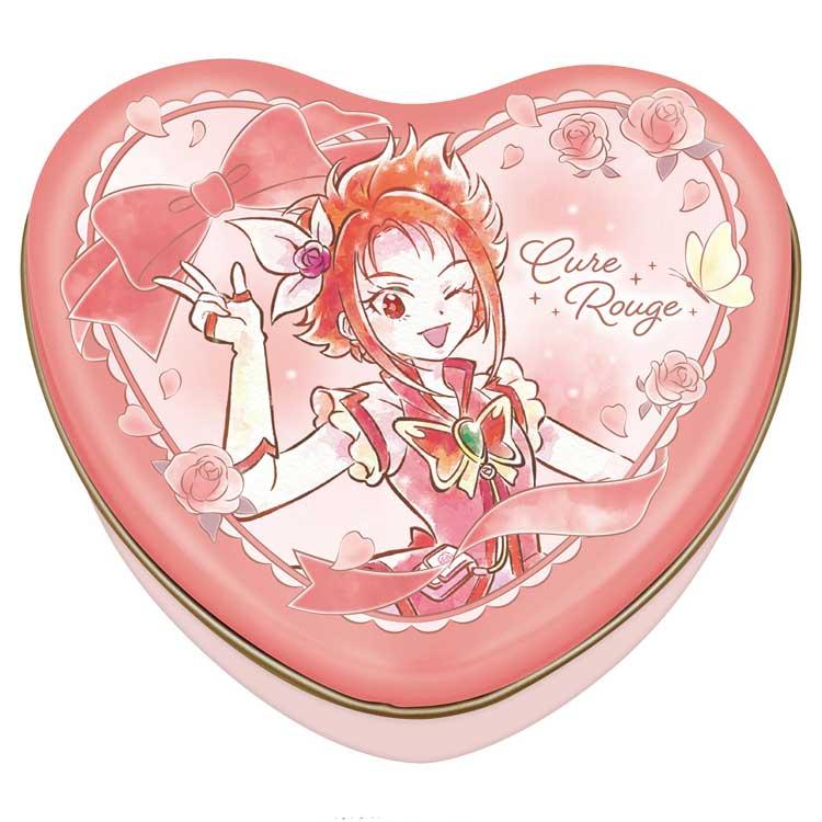 Yes!プリキュア5GoGo! ミニハート缶 B.キュアルージュ 061874 お菓子