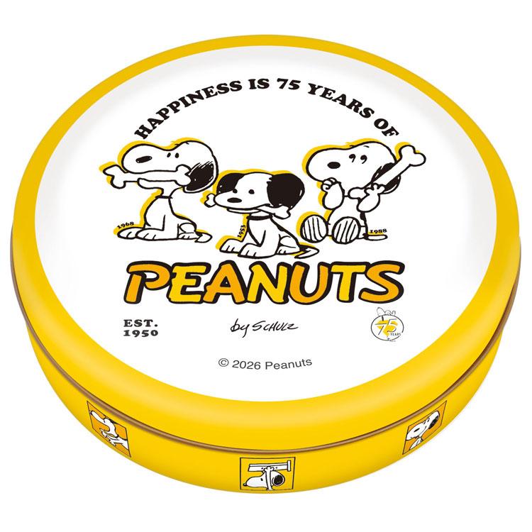 スヌーピー ポケットチョコ缶 75th お菓子ギフト PEANUTS ピーナッツ