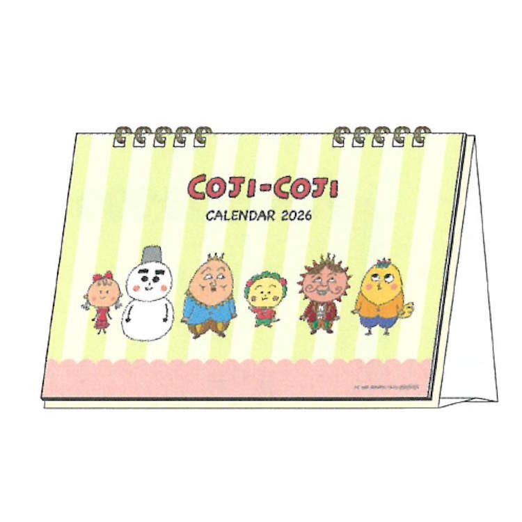 50周年記念コラボカレンダーです。 コジコジ 2026年カレンダー デスクカレンダー 卓上 リング