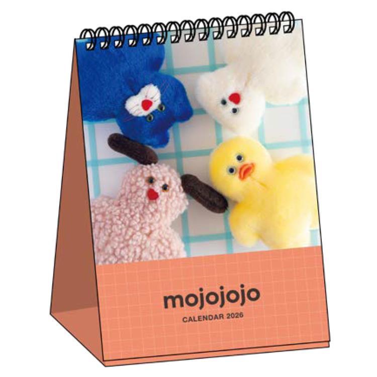 mojojojo KO635960 カレンダー2026 卓上 日曜始まり リング モジョ