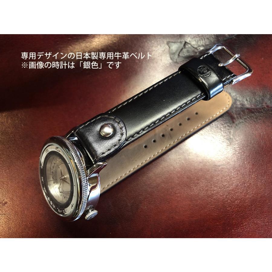 江戸之刻”令和版 腕巻き仕様” 金文字盤 (現代式 和時計