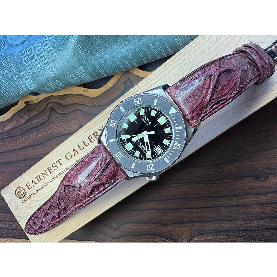 超希少品！21mmセンザンコウ、ボルドー、リーフ柄、Dバックル付き！ | OFFICINE PANERAI | 01