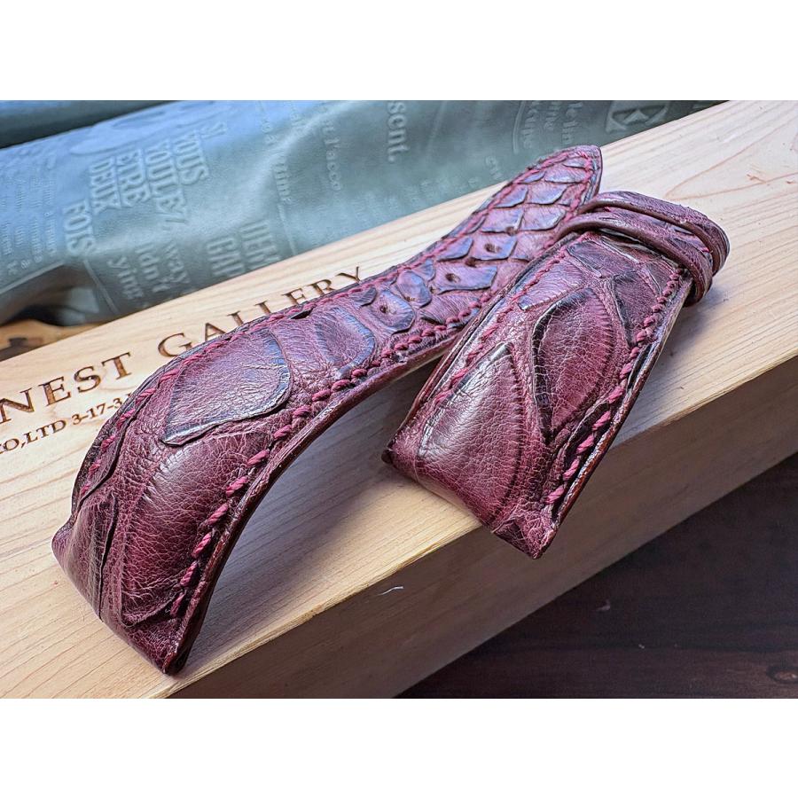 超希少品！21mmセンザンコウ、ボルドー、リーフ柄、Dバックル付き！ | OFFICINE PANERAI | 04