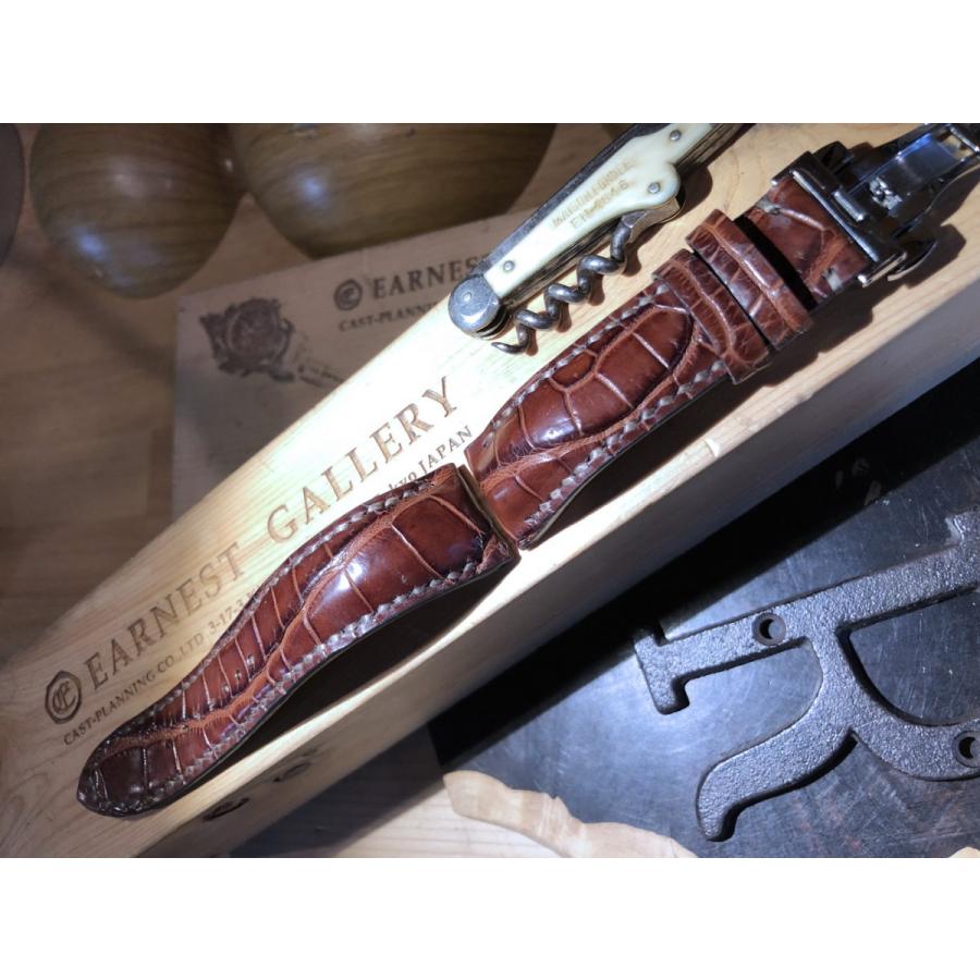 極上 喉下部位 22mm ブラックジャック クロコアーモンド 裏共革超豪華仕様 Hb Only70 キャストプランニングyahoo 店 通販 Yahoo ショッピング