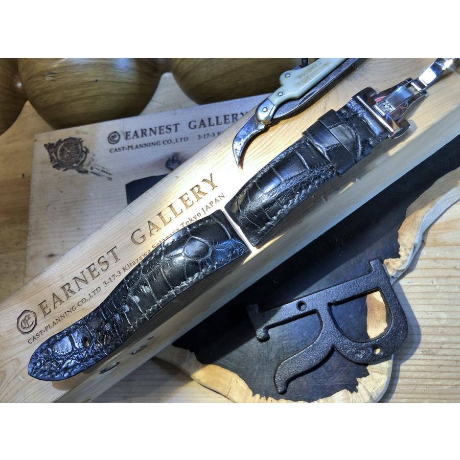 超豪華 24mmブラックジャック希少喉仏 Panerai純正尾錠対応 マットクロコ黒 裏地クロコ豪華仕様 Hb Only75 キャストプランニングyahoo 店 通販 Yahoo ショッピング