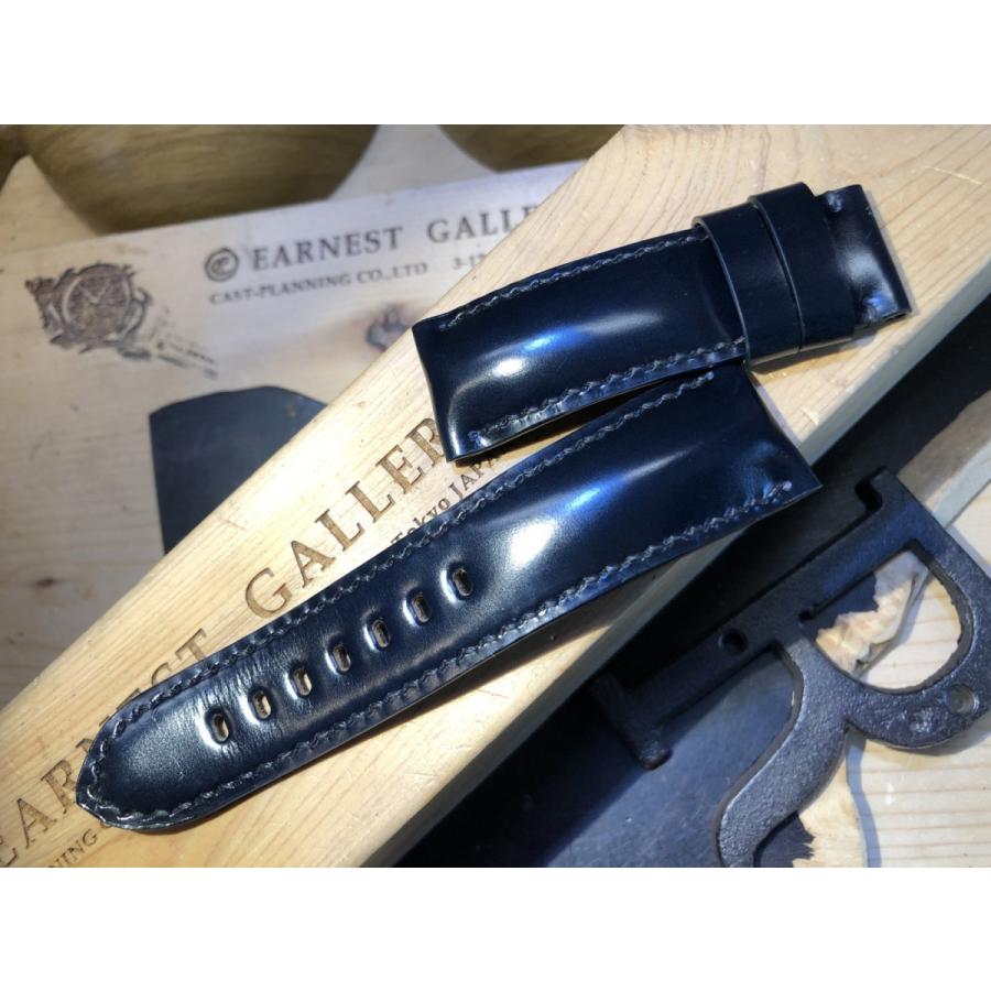 OFFICINE PANERAI パネライ純正バックル対応【コードヴァン24mm OFFICINE PANERAI パネライ純正バックル対応【コードヴァン24mm