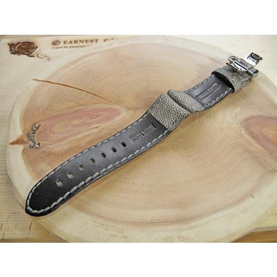 EARNEST /パネライ用、既成Dバックル付き/エレファント、選べる8色　22mm/24mm