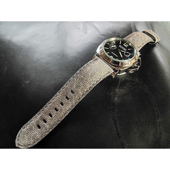 EARNEST /パネライ用、既成Dバックル付き/エレファント、選べる8色　22mm/24mmの画像