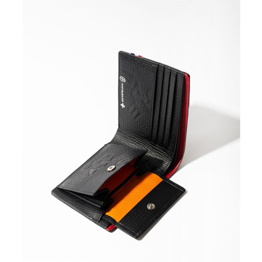 CASTELBAJAC  二つ折り財布 ピッコロ　本革 レザー　ブラック CASTELBAJAC カステルバジャック PICCOLO ピッコロ 二つ折り財布