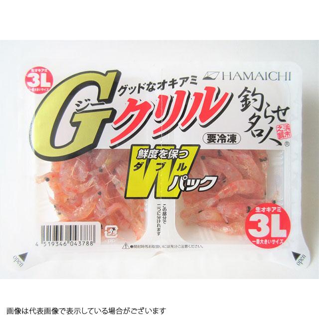 冷凍品 Gクリル Wパック 生3L 釣り餌 つり オキアミ つけえさ 船