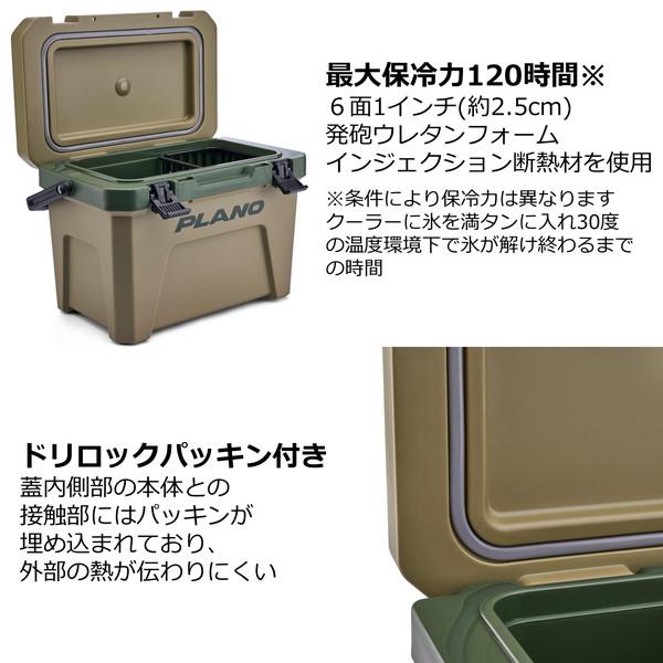 プラノ クーラボックス フロストクーラー 14quart 13L インランドグリーンの画像